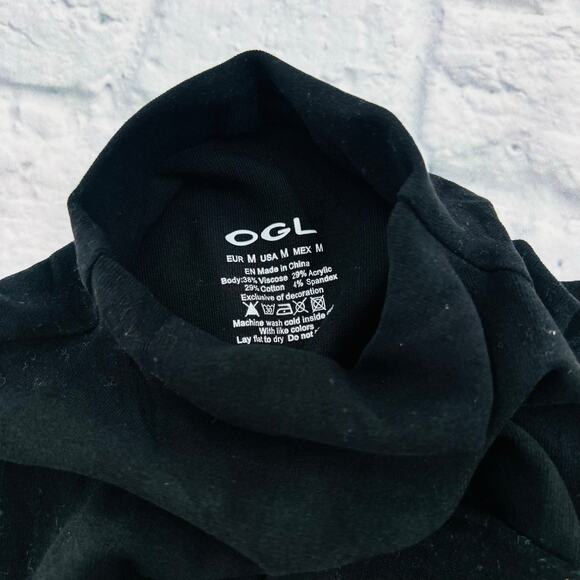 NOT FOR SALE           NWT OGL Women's Eco Mousse Long Sleeve Ruched Top Medium - Picture 4 of 7